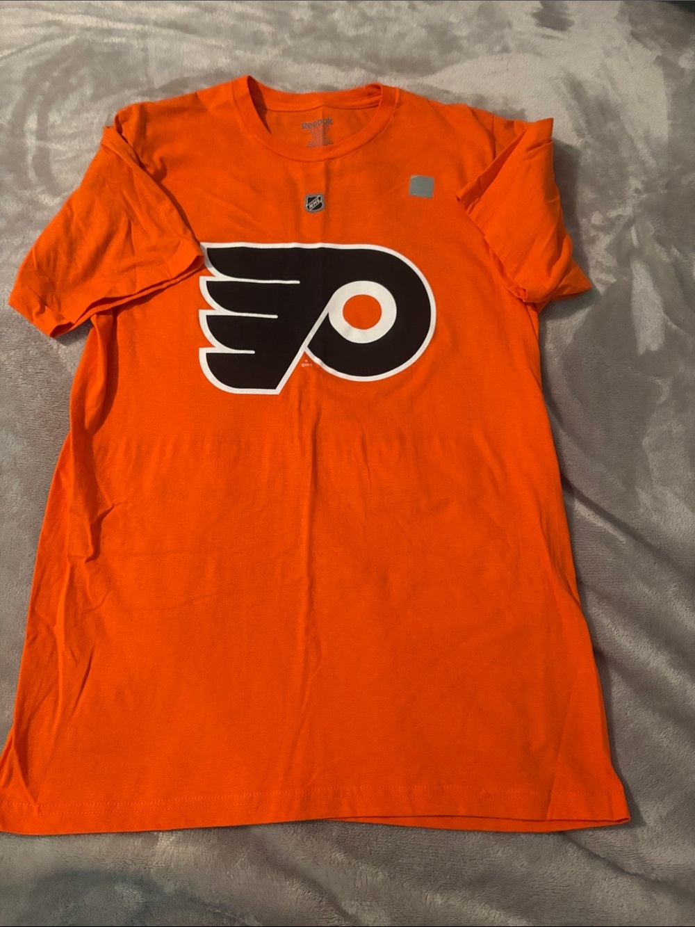 NHL Philadelphia Flyers Bright Orange Logo Shirt